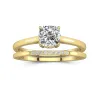 Moissanite Wedding Ring Set