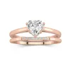 Moissanite Wedding Ring Set