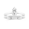 Moissanite Wedding Ring Set