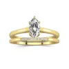 Moissanite Wedding Ring Set