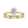 Moissanite Wedding Ring Set