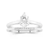 Moissanite Wedding Ring Set