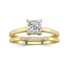 Moissanite Wedding Ring Set