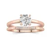 Moissanite Wedding Ring Set