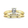 14K Gold Moissanite Bridal Set