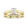 14K Gold Moissanite Bridal Set