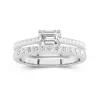 Delicate Women 14K White Gold Bridal Set