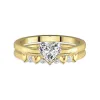 1.00ct Moissanite Wedding Ring Set 14K Gold