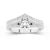 Pavé Bridal Set 1.00ct Moissanite