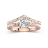 Plated Dainty Wedding Ring Set