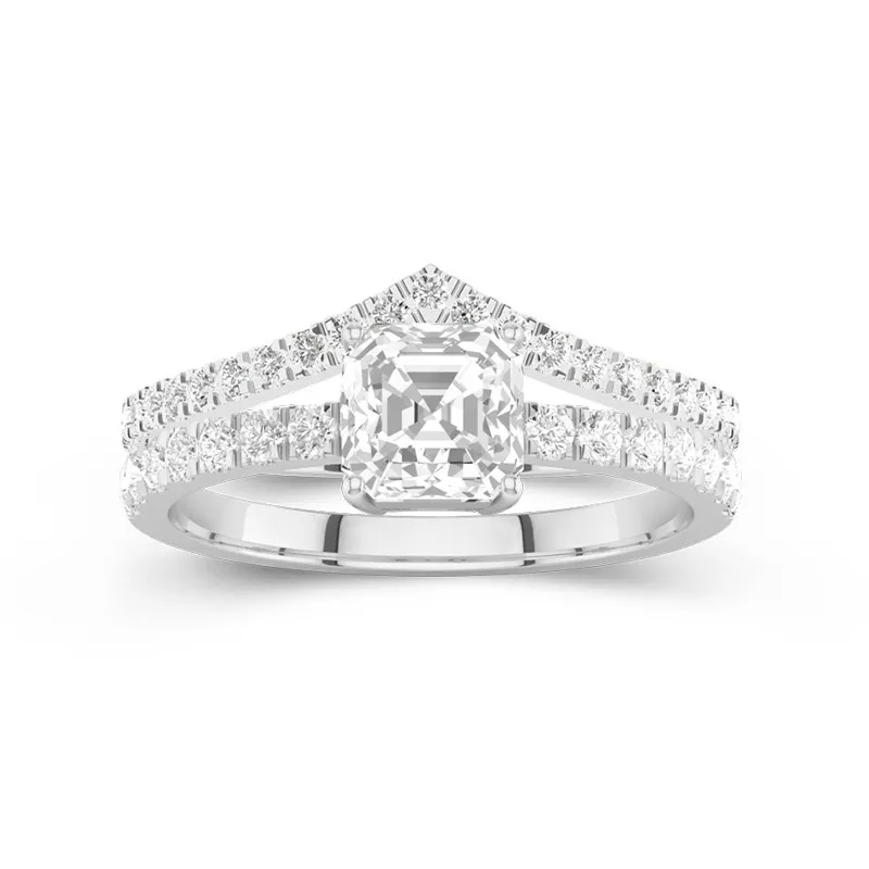 Plated Dainty Wedding Ring Set