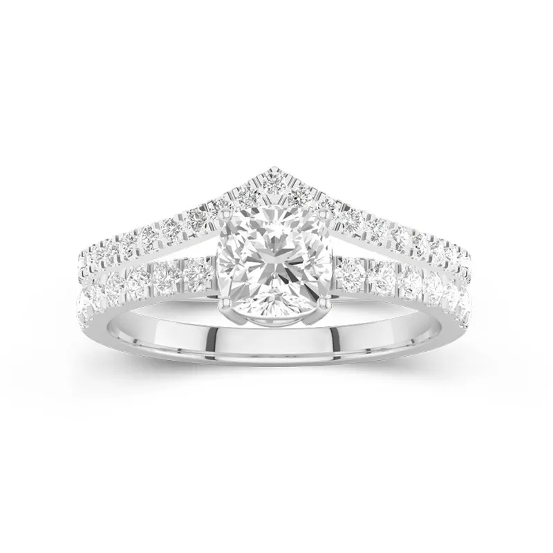 Plated Dainty Wedding Ring Set