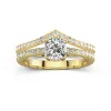 18K Yellow Gold Plated Classic Bridal Set