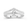 White Gold Plated Classic Bridal Set