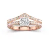 18K Rose Gold Plated Classic Bridal Set