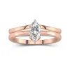 Classic Marquise Cut Wedding Ring Set