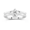 Classic Marquise Cut Wedding Ring Set