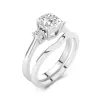 Classic Cushion Cut Bridal Set