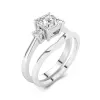 Classic Princess Cut Bridal Set