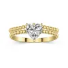 1.00ct Moissanite Wedding Ring Set 14K Gold