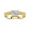 1.00ct Moissanite Wedding Ring Set 14K Gold