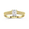 1.00ct Moissanite Wedding Ring Set 14K Gold