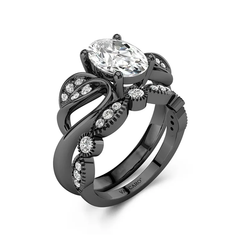 Nature 1.50ct Moissanite Ensemble nuptial