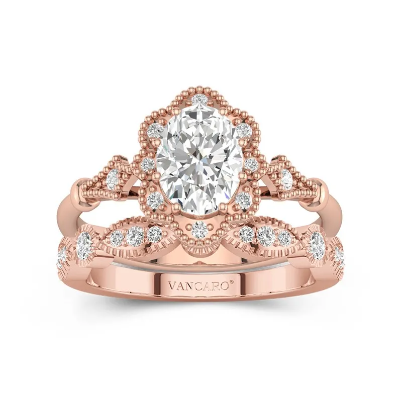 Baroque Perlé Crené Bague Pour Femme