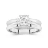 Platinum Solitaire Traditional Shank Bridal Set