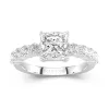 Classique Princesse 2.50ct Moissanite Bague de fiançailles