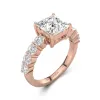 Classic Princess 2.50ct Moissanite Engagement Ring