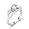 Leaf Prong Engagement Ring 1.50ct Moissanite