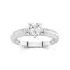 Pavé Engagement Ring 1.00ct Moissanite