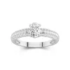 Pavé Engagement Ring 1.00ct Moissanite