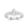 Pavé Engagement Ring 1.50ct Moissanite