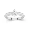 Pavé Engagement Ring 1.00ct Moissanite