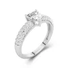 Pavé Engagement Ring 1.00ct Moissanite