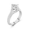 Pavé East West Engagement Ring 1.50ct Moissanite