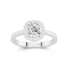 Halo Engagement Ring 1.50ct Moissanite