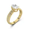 1.50ct Moissanite Engagement Ring 18K Gold