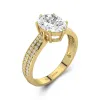 2.00ct Moissanite Engagement Ring 14K Gold