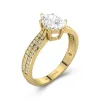 1.20ct Moissanite Engagement Ring 14K Gold