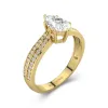 1.00ct Moissanite Engagement Ring 14K Gold