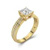 1.00ct Moissanite Engagement Ring 14K Gold