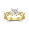 1.20ct Moissanite Engagement Ring 14K Gold