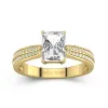 2.00ct Moissanite Engagement Ring 14K Gold