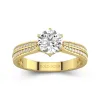 1.20ct Moissanite Engagement Ring 14K Gold