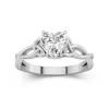 Celtic Knot Solitaire Engagement Ring 1.20ct Moissanite