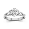 Celtic Knot Solitaire Engagement Ring 1.50ct Moissanite