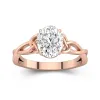 Celtic Knot Solitaire Engagement Ring 2.00ct Moissanite